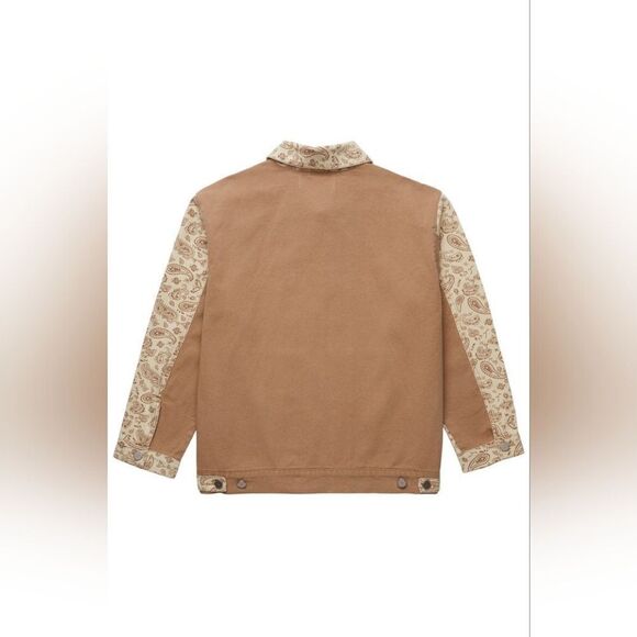 Homme + Femme PAISLEY WORK JACKET - Picture 3 of 13